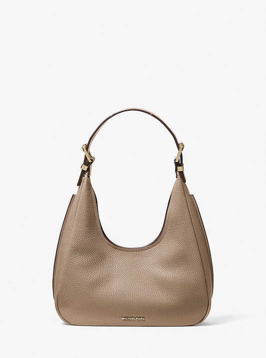 Bolso hobo de hombro Nolita pequeño de piel granulada