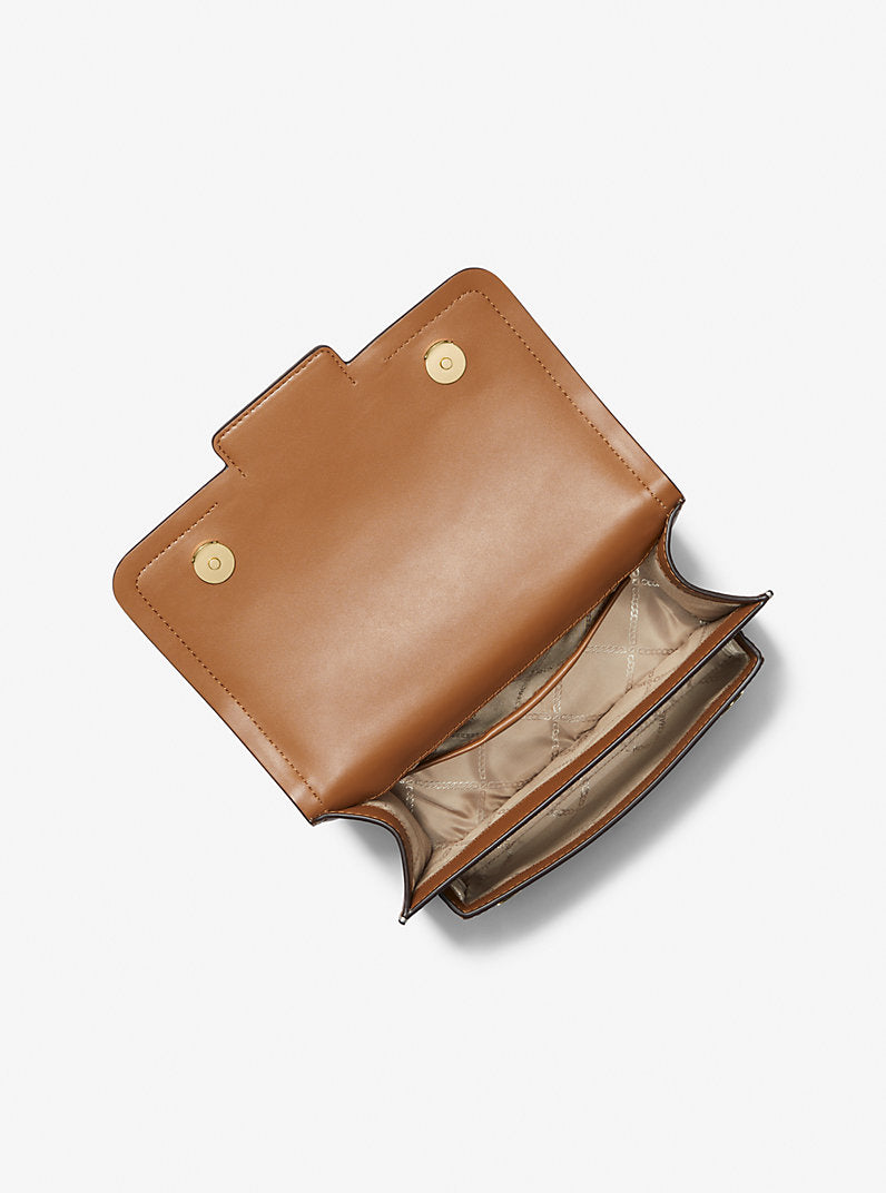 Bolso de hombro Heather grande con logotipo